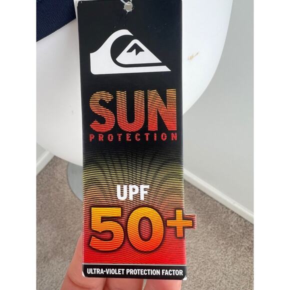 Women's Quicksilver Swim Surf Top Rash Guard w UPF 50+ Sun Protection XS - Picture 6 of 7